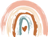 Logo iPL Coaching, Regenbogen mit Herz